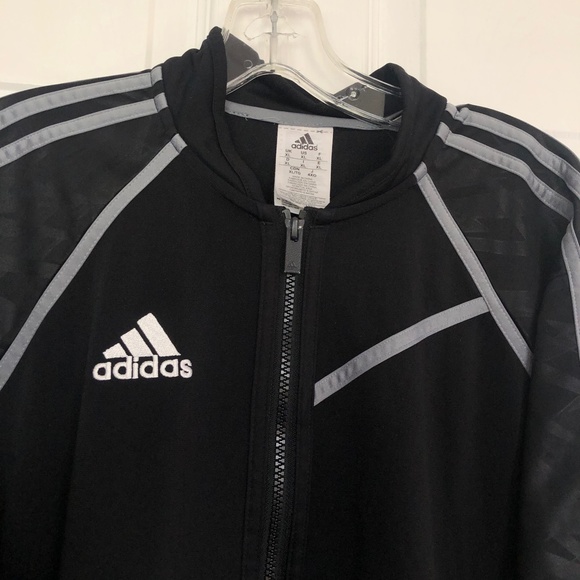 🔰❤️‍🔥 Adidas Men's Climalite Black Full Zip 3D Camo Jacket‼️ - Picture 6 of 11